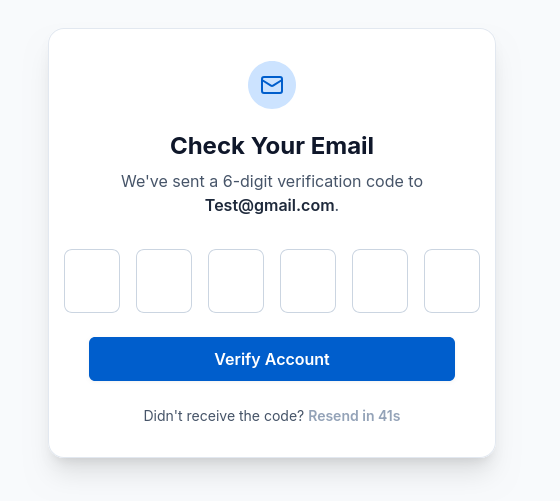 OTP Verification Screenshot
