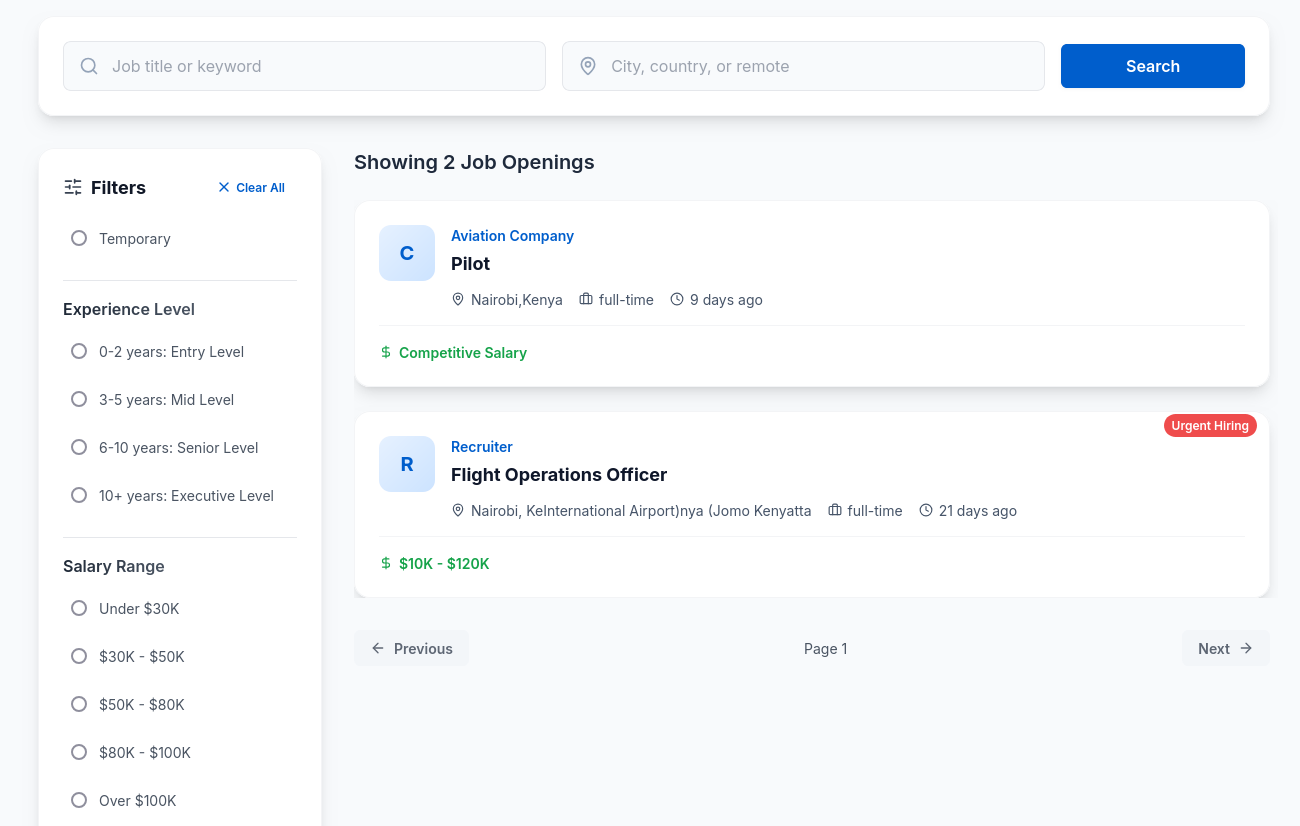 Find Jobs Screenshot